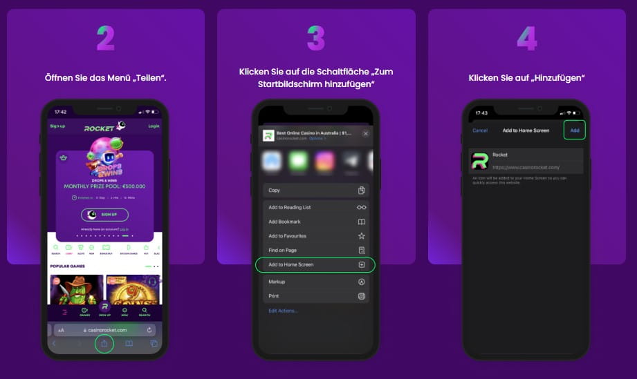 casino rocket app